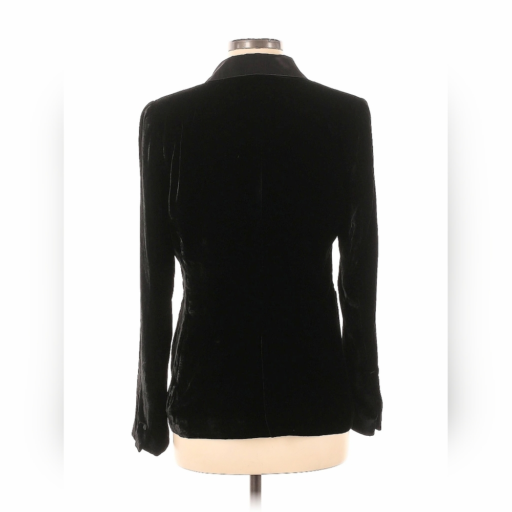 Zara Black Velvet Blazer - Picture 2 of 2